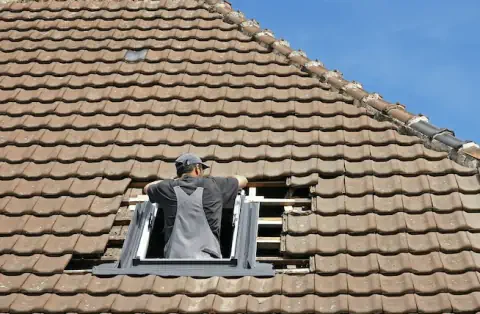 Pose de velux - La Feuillie